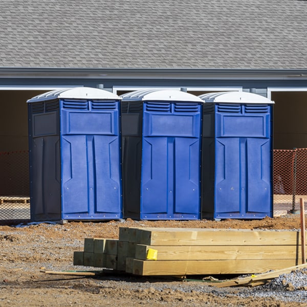 is there a specific order in which to place multiple portable toilets in Milltown Wisconsin